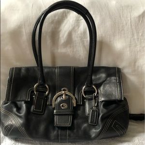 Coach all leather soho
